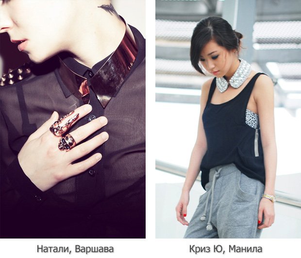 Как носить накладные воротники