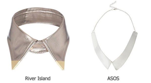 Модные воротники как украшение от River Island и ASOS