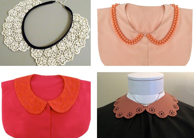 Рукодельные тканевые воротники