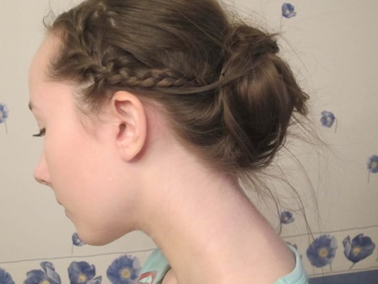 Прическа на последний звонок