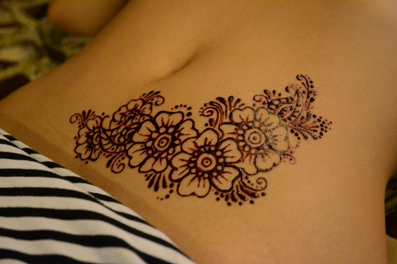 Тату - рисунок хной