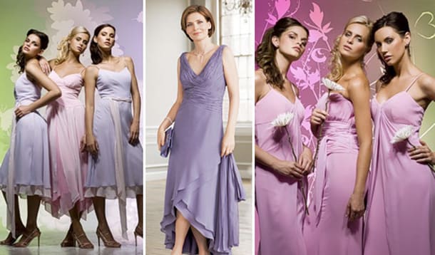 Лиловый цвет в одежде