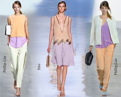 С чем сочетать лиловую одежду