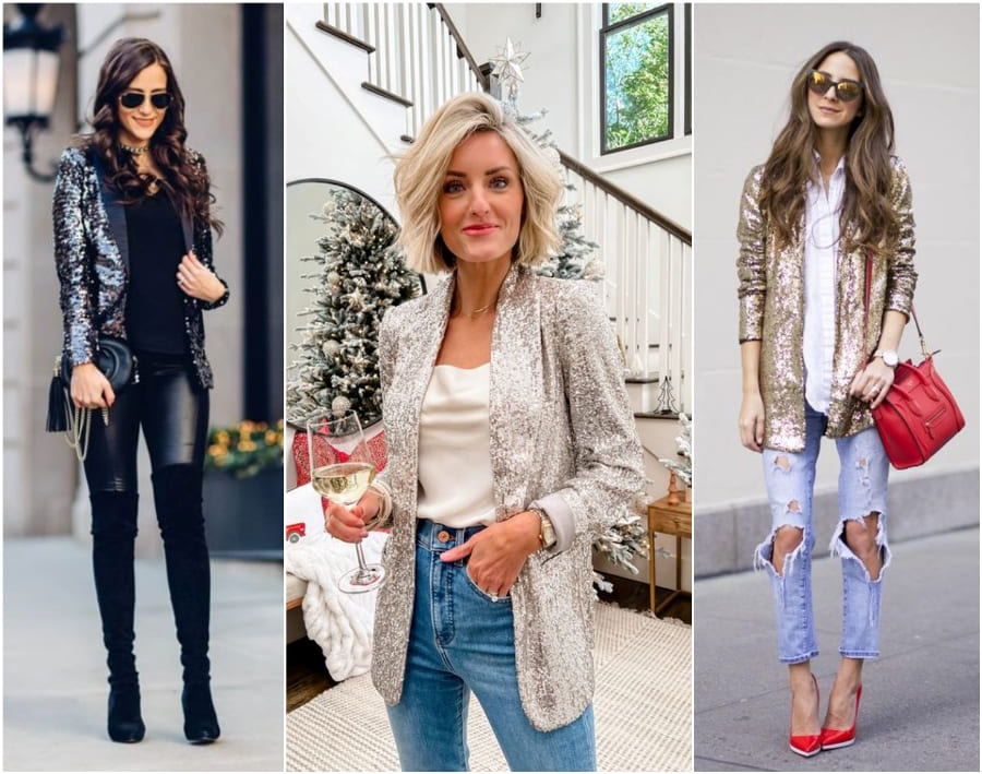 Блейзер с пайетками