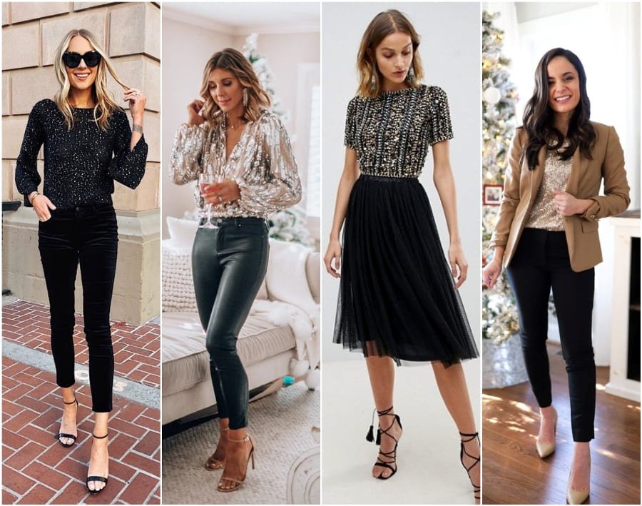 Блестящий топ