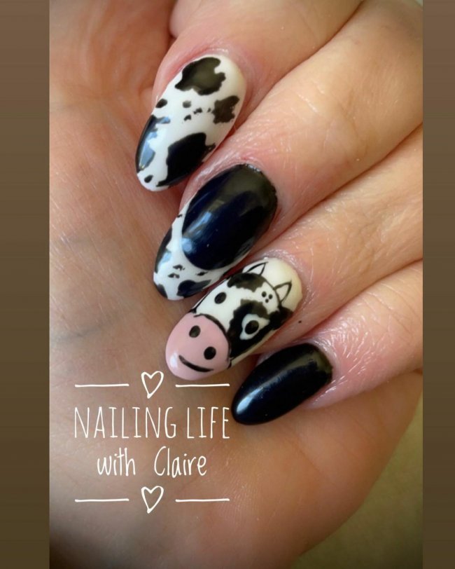 Коровьи пятна на ногтях