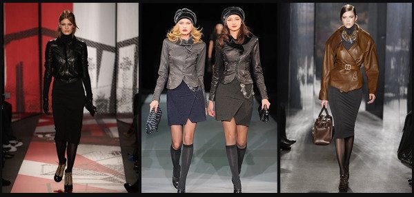 Стильные кожаные куртки