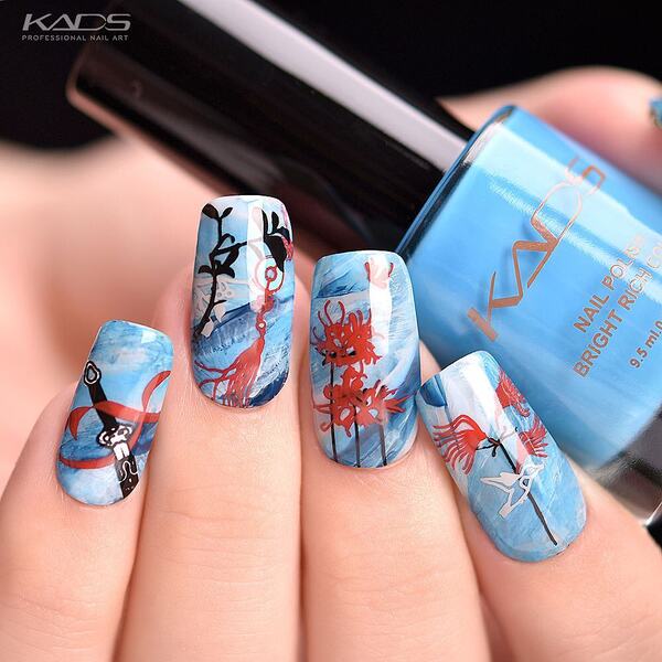 Маникюр для рожденных в год обезьяны