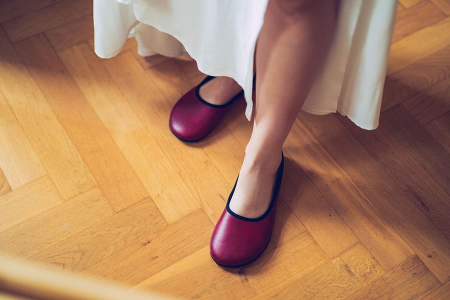 Балетки Barefoot фуксия 