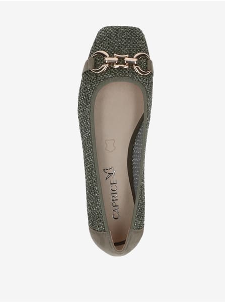 Вязанные балетки серые 