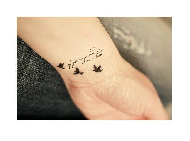 Татуировка на запястье