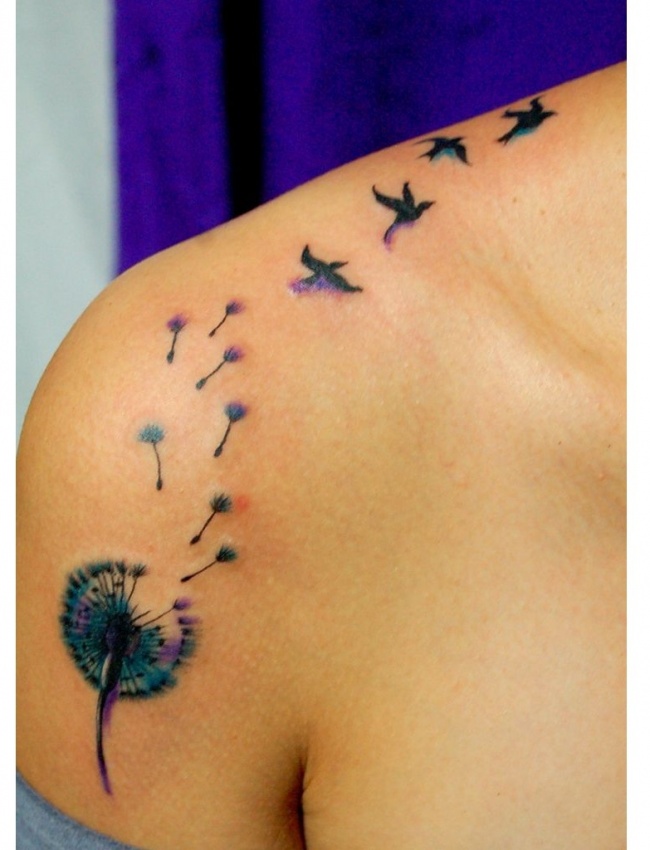 Красочные татуировки