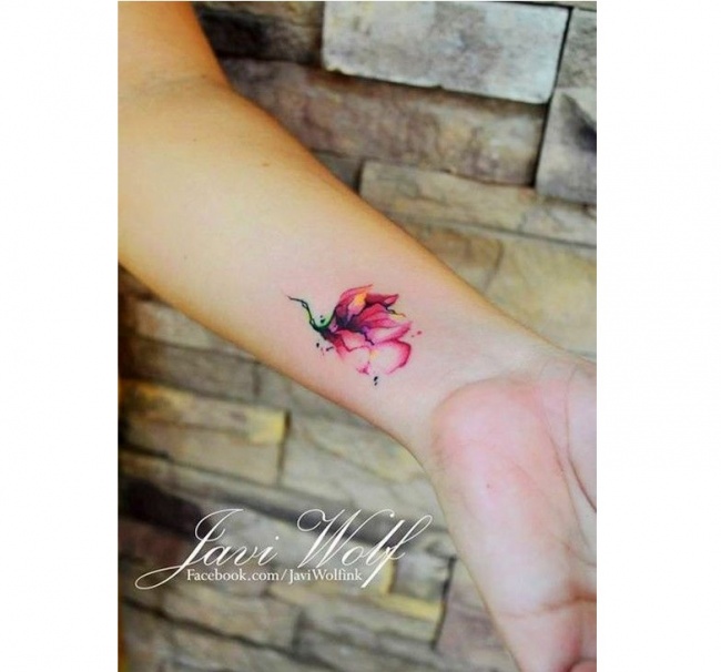 Красочная татуировка