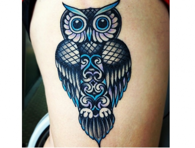 Красочная татуировка