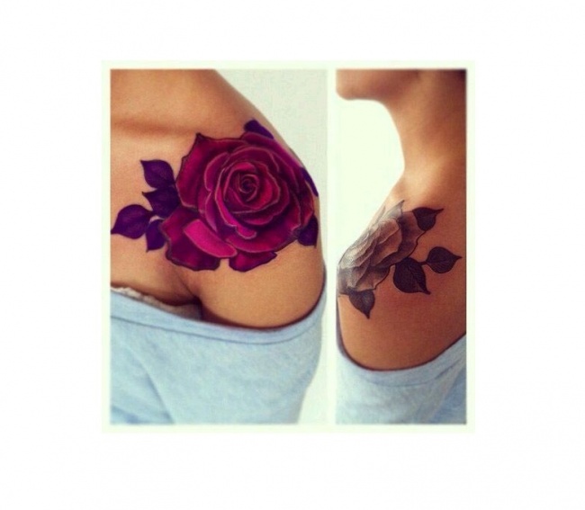 Красочная татуировка