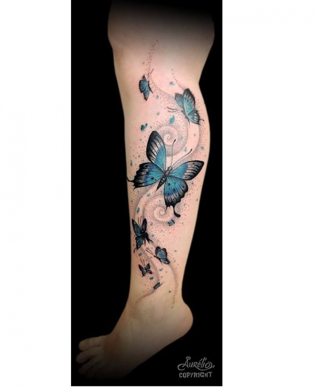 Красочная татуировка