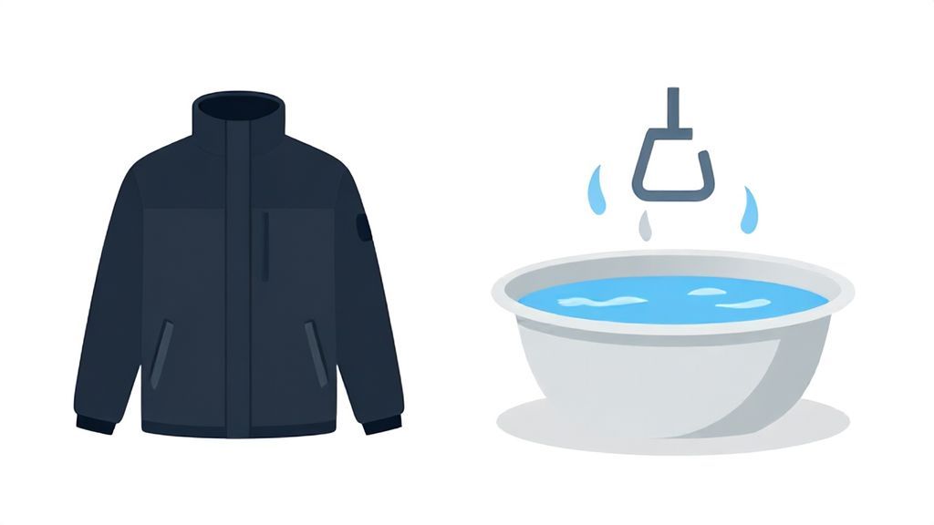 Сравнение веса сухого и мокрого белья для стирки