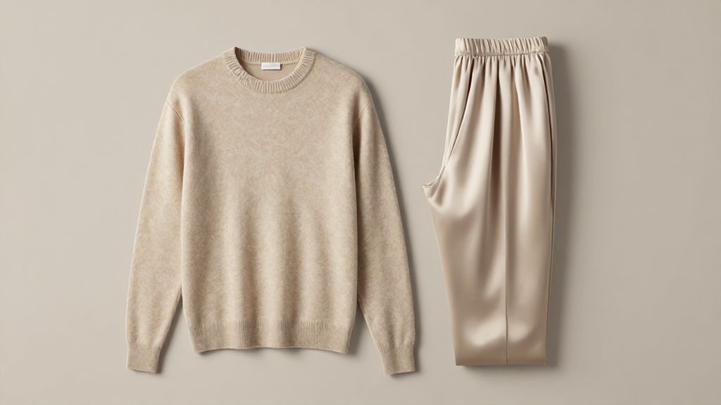 Одежда из кашемира и шелка в стиле тихой роскоши