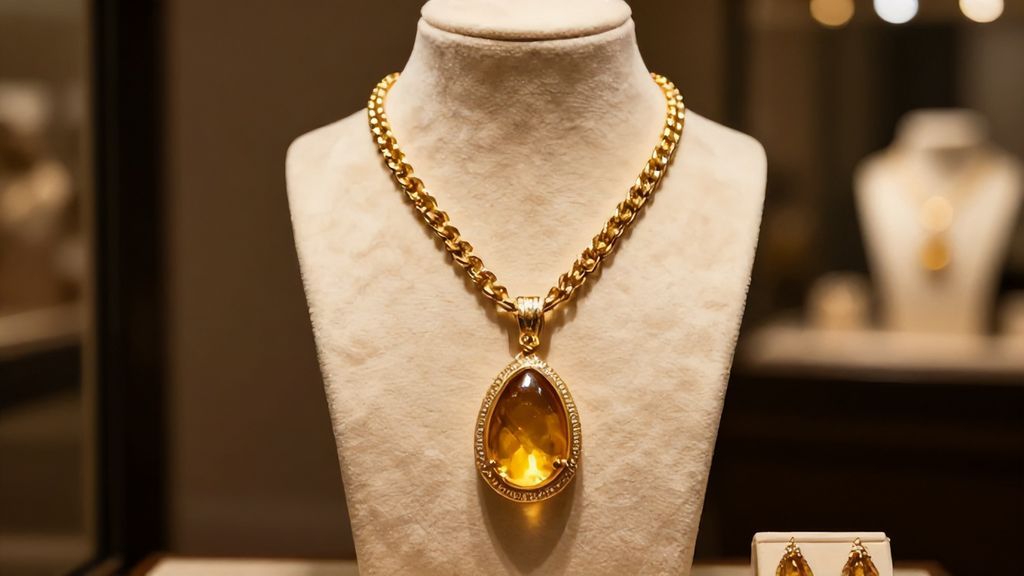 Золотые украшения с янтарем и цитрином для солнечного знака Льва