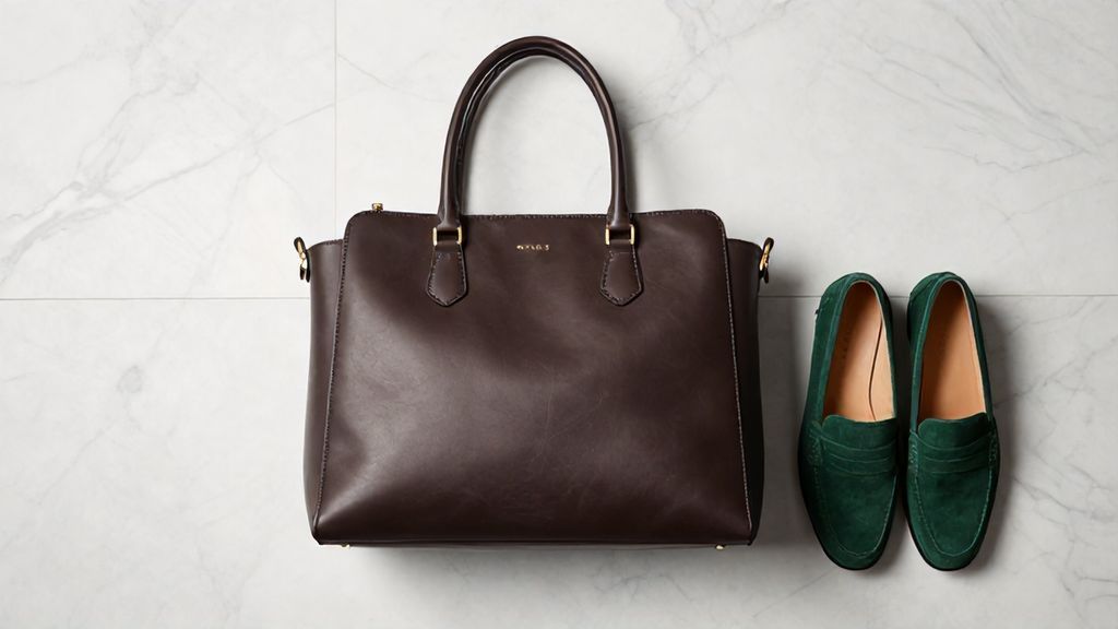 Стильное сочетание аксессуаров разных фактур и цветов