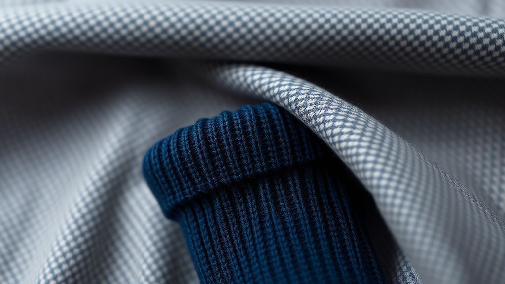 Текстура качественных хлопковых носков для делового стиля