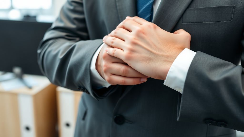 Аккуратный мужской маникюр в деловом стиле