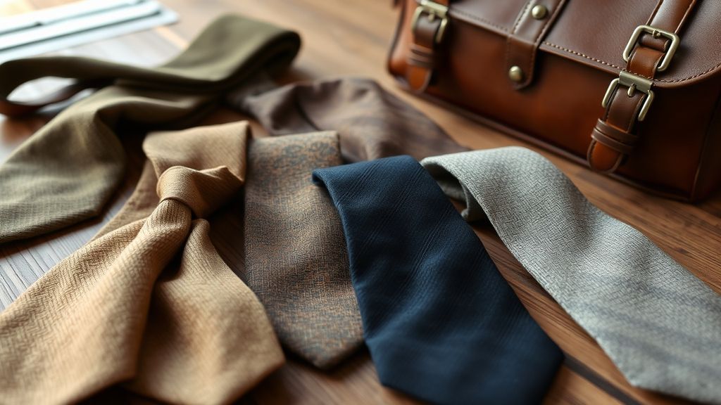 Коллекция фактурных мужских галстуков из шерсти и шелка