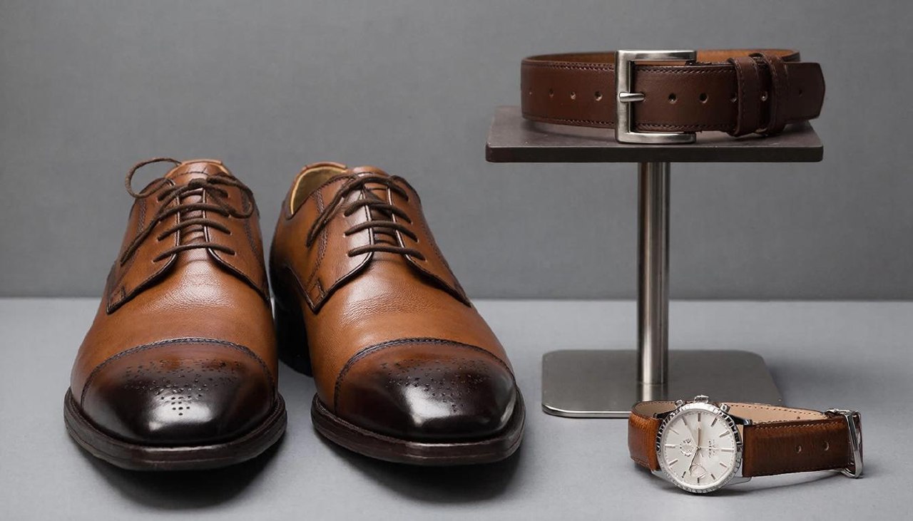 Как выбрать цвет ремня: правила сочетания с обувью и одеждой